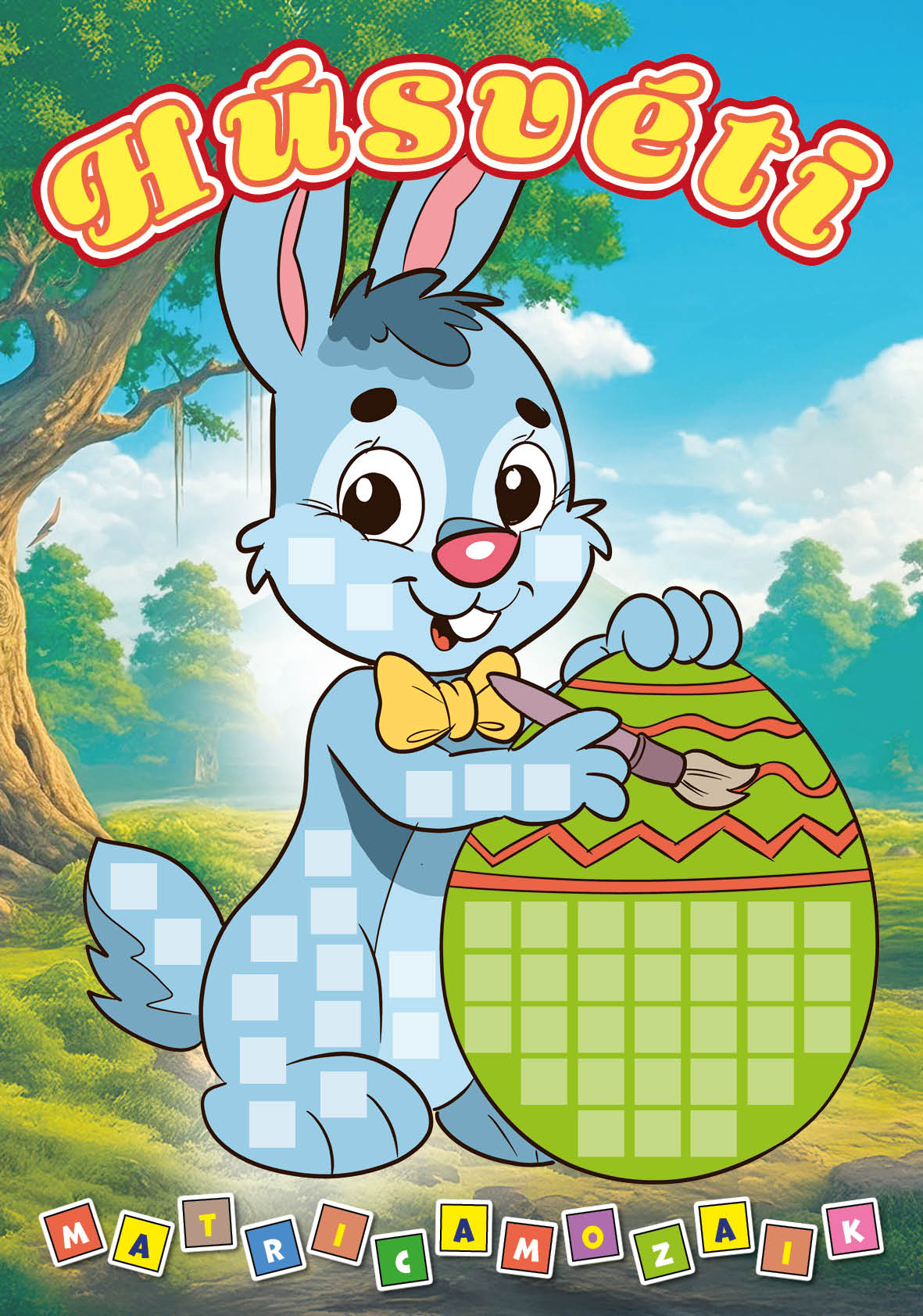 Húsvéti matricamozaik