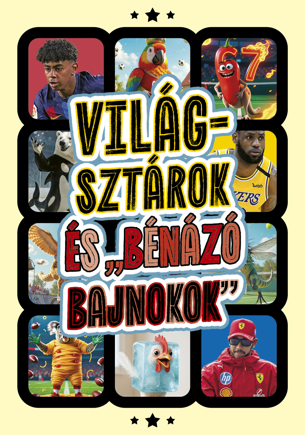 Világsztárok és „bénázó bajnokok